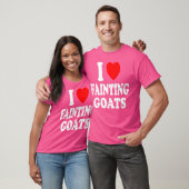 T-shirt J'adore (J'aime) les chèvres qui s'évanouissent Dr (Unisexe)