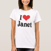 T-shirt J'adore Janet (Devant)
