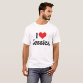 T-shirt J'adore Jessica (Devant entier)