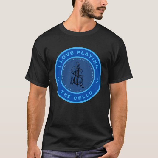 T-shirt J'adore jouer au Cello (Devant)