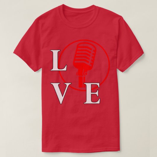 T-shirt J'adore jouer Sing for Singer (Design devant)