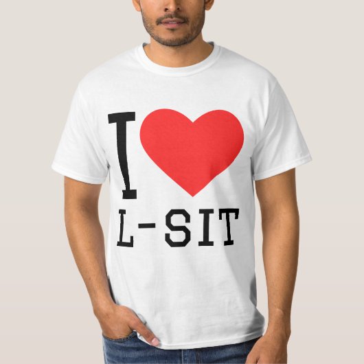 T-shirt J'adore l-sit (Devant)