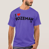 T-shirt J'adore la blague Bozeman (Devant)