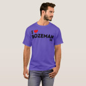 T-shirt J'adore la blague Bozeman (Devant entier)