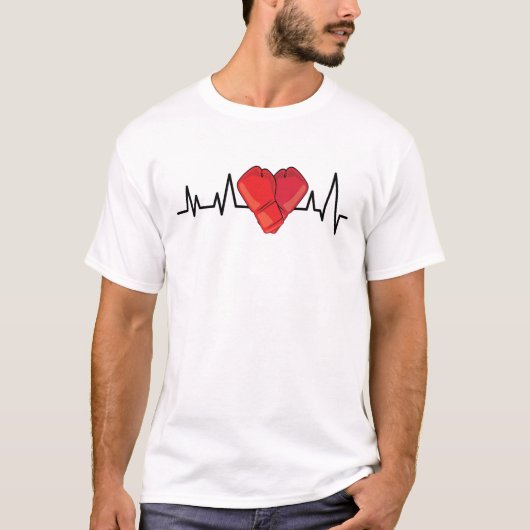 T-shirt J'adore la boxe (Devant)