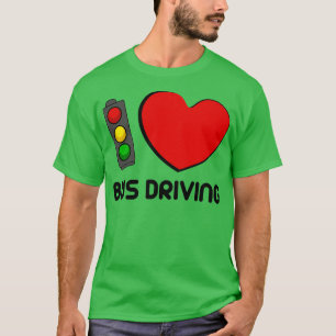 T-shirt J'adore la conduite en bus