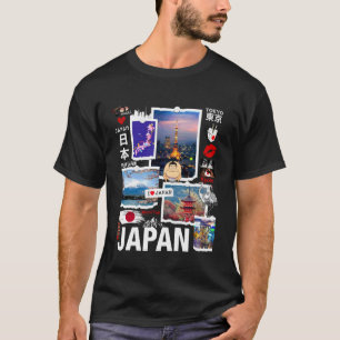 T-shirt J'adore la culture japonaise, j'apprécie les monum