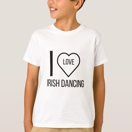 T-SHIRT J'ADORE LA DANSE IRLANDAISE (Devant)