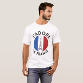 T-shirt J'adore la France (Devant entier)