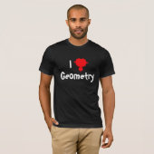 T-Shirt J'adore la Géométrie (Devant entier)