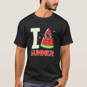 T-shirt J'adore la journée de la pastèque d'été