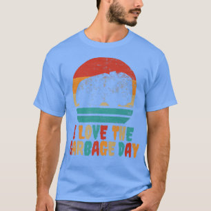 T-shirt J'adore la journée des ordures - Retro Garbage Tru