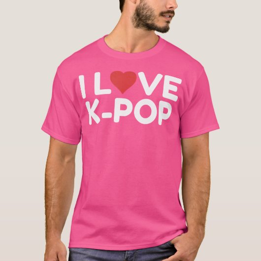 T-shirt J'adore la K-Pop (Devant)