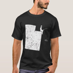 T-shirt J'adore la pêche Papa UT Humour de pêche à la bass