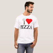 T-shirt J'adore la pizza (Devant entier)