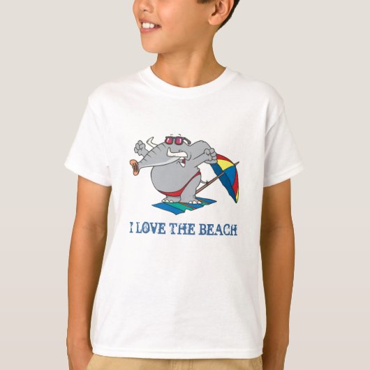 T-SHIRT J'ADORE LA PLAGE (Devant)