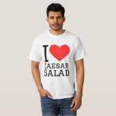 T-shirt J'adore la salade César (Devant entier)