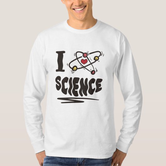 T-shirt J'adore la science (Devant)