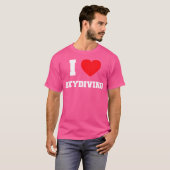 T-shirt J'adore la Skydiving (Devant entier)