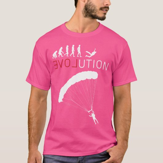 T-shirt J'adore la Skydiving (Devant)