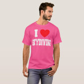 T-shirt J'adore la Skydiving (Devant entier)