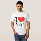 T-shirt J'adore la soupe (Devant entier)