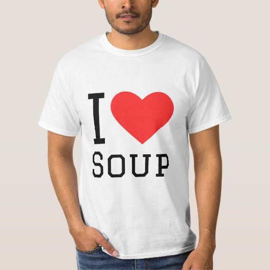 T-shirt J'adore la soupe (Devant)