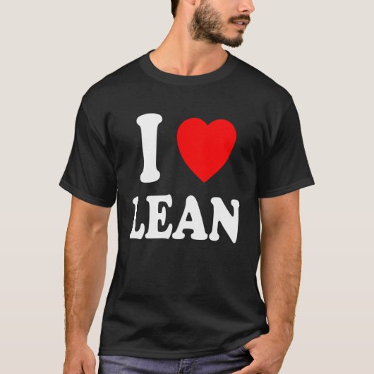 T-shirt J'adore l'amour Lean (Devant)