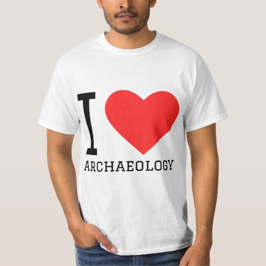 T-shirt J'adore l'archéologie (Devant)