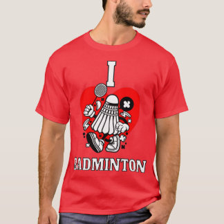 T-shirt J'adore le badminton T 13
