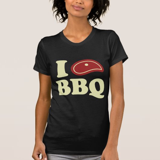 T-shirt J'adore le barbecue (Devant)