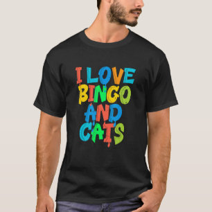 T-shirt J'adore le Bingo et les Chats Design de Bingo d'An