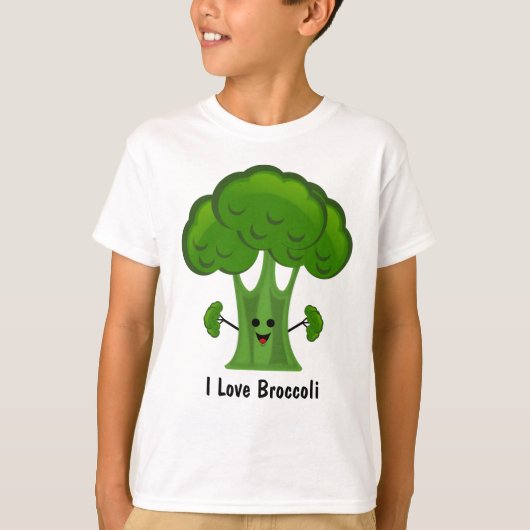 T-shirt J'adore le Brocoli (Devant)