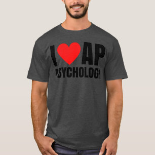T-shirt J'adore le cadeau de psychologie AP ami