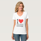 T-shirt J'adore le café de ristretto (Devant entier)