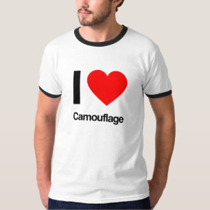 T-shirt j'adore le camouflage
