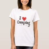 T-shirt J'adore le camping (Devant)