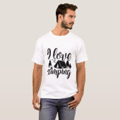 T-shirt J'adore le camping - Camping (Devant entier)
