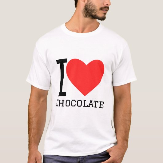 T-shirt J'adore le chocolat (Devant)