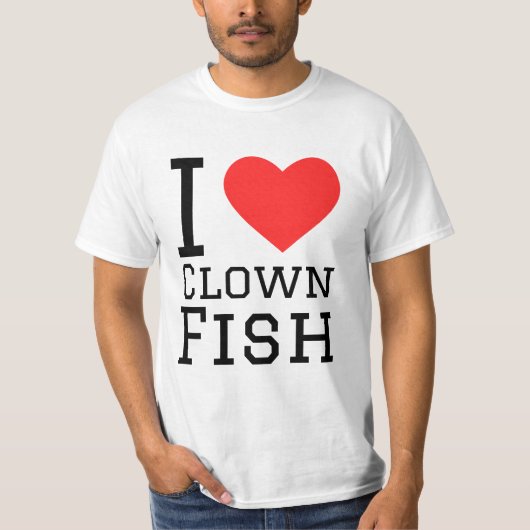 T-shirt J'adore le clown (Devant)