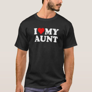 T-shirt J'ADORE LE COEUR MON CHAUNT AUNTIE Premium