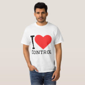 T-shirt J'adore le contrôle (Devant entier)