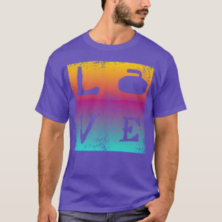 T-shirt J'adore le curling vintage