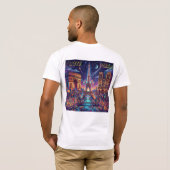 T-SHIRT J'ADORE LE DESIGN PARISIEN  (Dos entier)