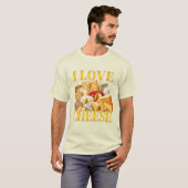 T-shirt J'adore le fromage (Devant entier)