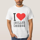 T-shirt J'adore le fromage grillé (Devant)