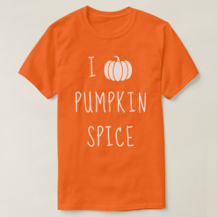 T-shirt J'adore le goût de citrouille