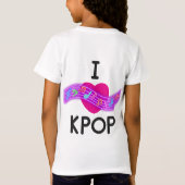 T-Shirt J'adore le K-pop (Dos)