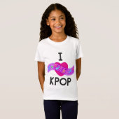 T-Shirt J'adore le K-pop (Devant entier)