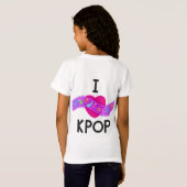 T-Shirt J'adore le K-pop (Dos entier)